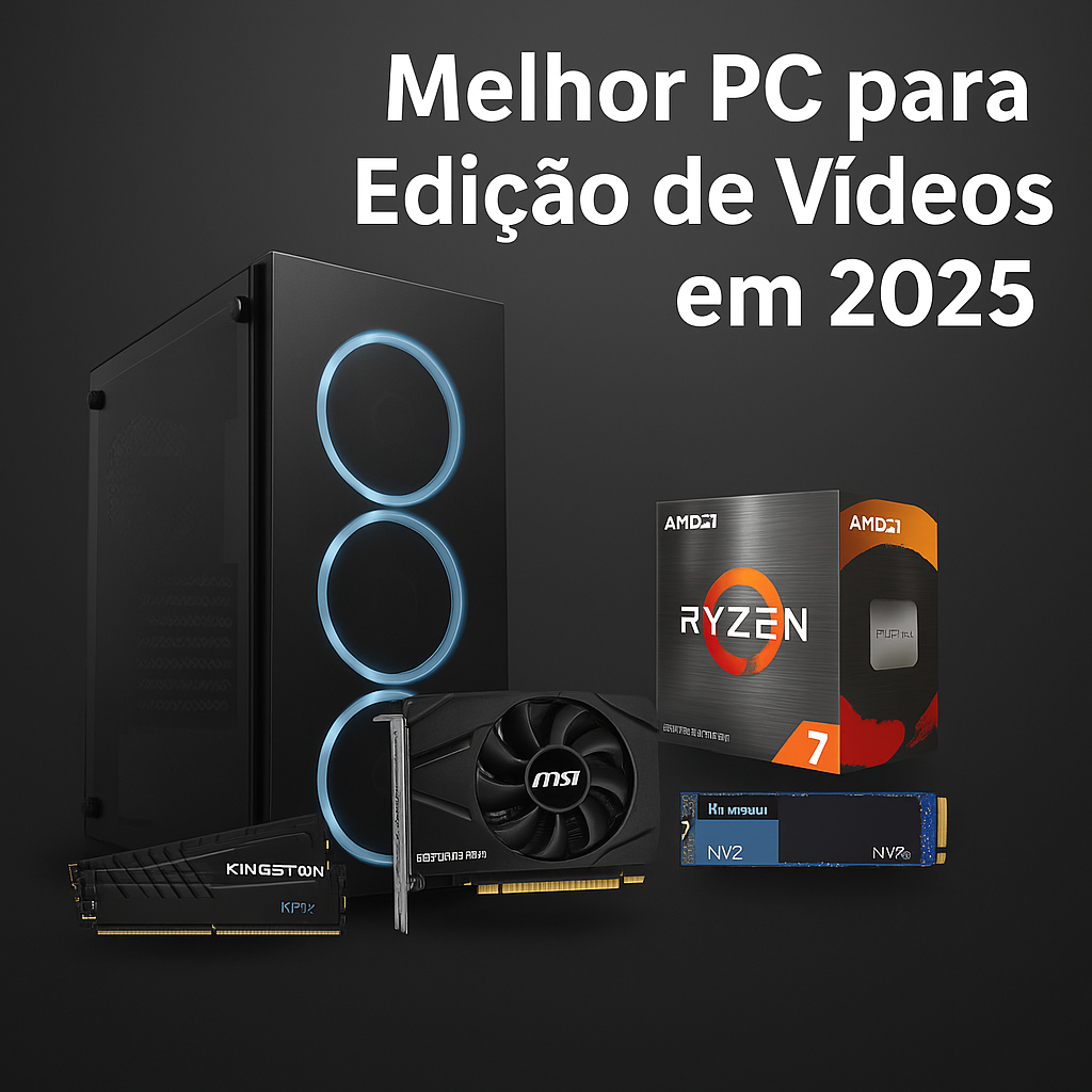 Melhor PC para Edição de Vídeos em 2025 - Configuração Completa
