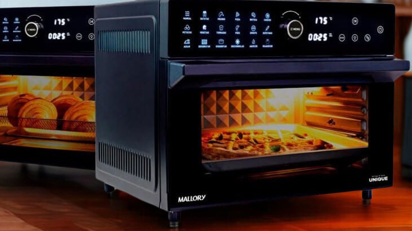 Air Fryer Mallory Oven Unique 30 litros – forno elétrico e fritadeira em um só produto