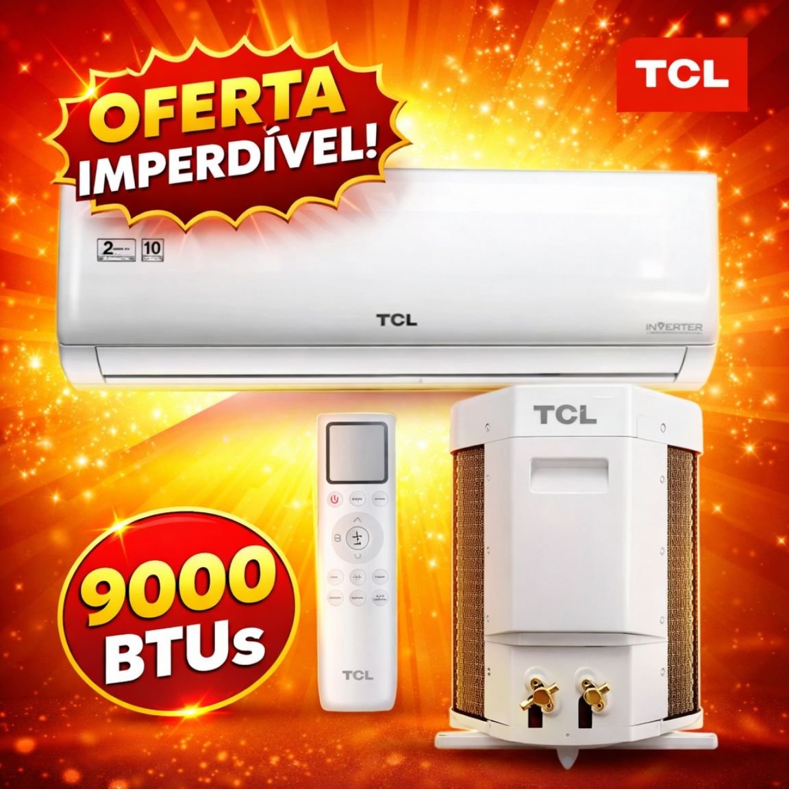 ar condicionado TCL 9000 BTUs